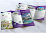 tri fold brochure two fold brochure design